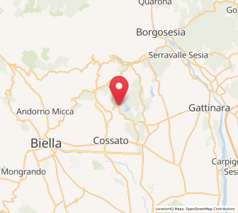 Map of Casapinta, Piedmont