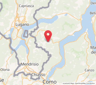 Map of Casasco Intelvi, Lombardy