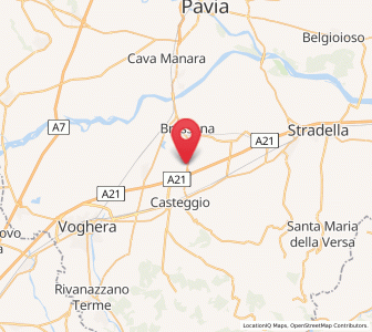Map of Casatisma, Lombardy