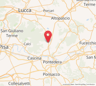 Map of Cascine-La Croce, Tuscany
