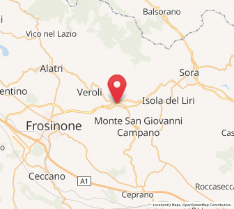 Map of Case Campoli-Panetta, Lazio