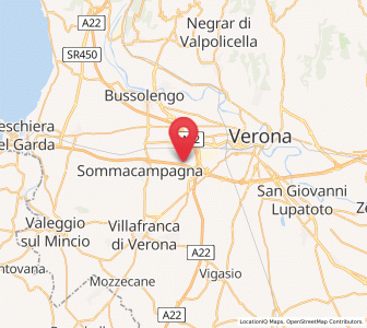 Map of Caselle, Veneto