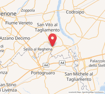 Map of Casette, Friuli Venezia Giulia