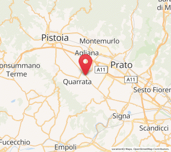 Map of Casini, Tuscany