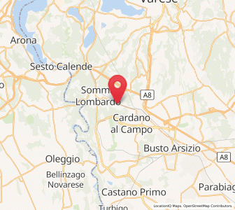 Map of Casorate Sempione, Lombardy
