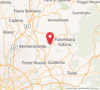 Map of Castel Chiodato, Lazio