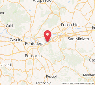 Map of Castel del Bosco, Tuscany