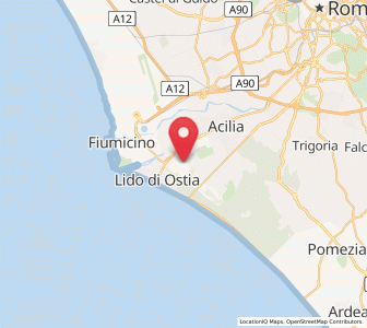 Map of Castel Fusano, Lazio