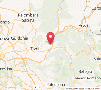 Map of Castel Madama, Lazio