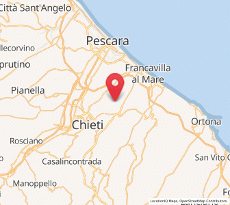Map of Castelferrato, Abruzzo