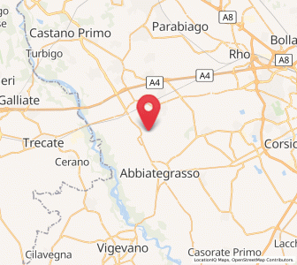 Map of Castellazzo de' Barzi, Lombardy
