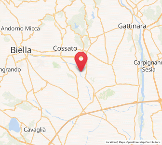 Map of Castelletto Cervo, Piedmont