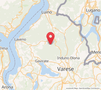 Map of Castello Cabiaglio, Lombardy