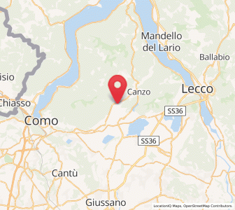 Map of Castelmarte, Lombardy