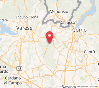 Map of Castelnuovo Bozzente, Lombardy