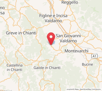Map of Castelnuovo dei Sabbioni, Tuscany