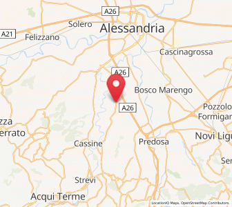 Map of Castelspina, Piedmont