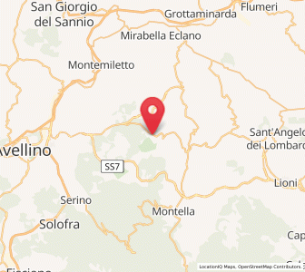 Map of Castelvetere sul Calore, Campania