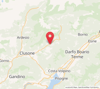 Map of Castione della Presolana, Lombardy