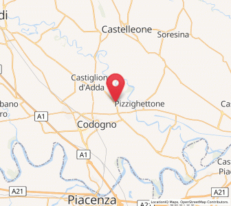 Map of Cavacurta, Lombardy