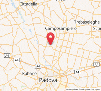 Map of Cavino, Veneto