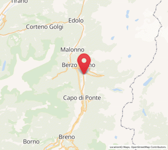 Map of Cedegolo, Lombardy