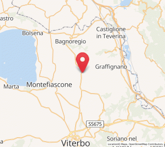 Map of Celleno, Lazio