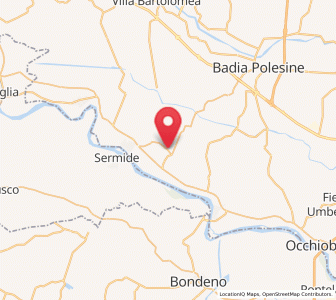 Map of Ceneselli, Veneto