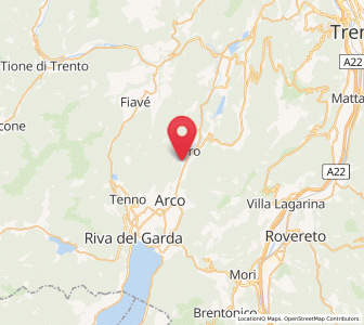 Map of Ceniga, Trentino-Alto Adige