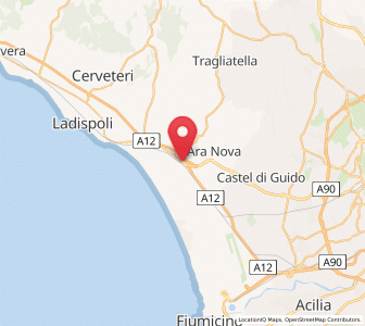 Map of Centro Tre Denari, Lazio