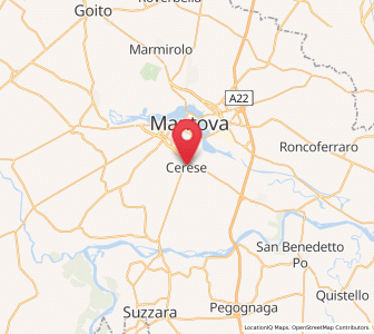 Map of Virgilio, Lombardy
