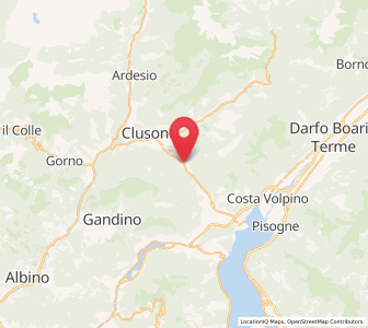 Map of Cerete Basso, Lombardy