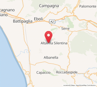 Map of Cerrelli, Campania