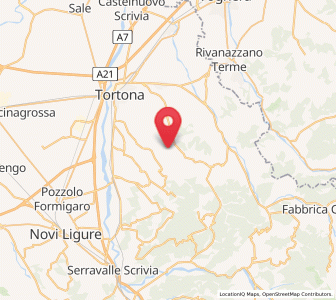 Map of Cerreto Grue, Piedmont