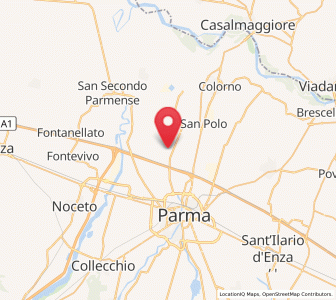 Map of Cervara, Emilia-Romagna