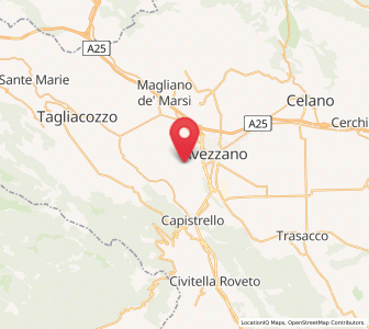 Map of Cese, Abruzzo