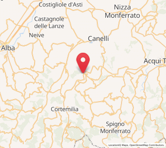 Map of Cessole, Piedmont