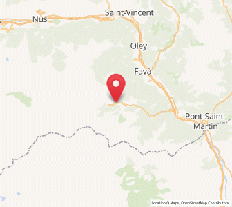 Map of Champorcher, Aosta Valley