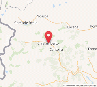 Map of Chialamberto, Piedmont