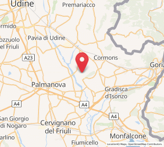 Map of Chiopris, Friuli Venezia Giulia