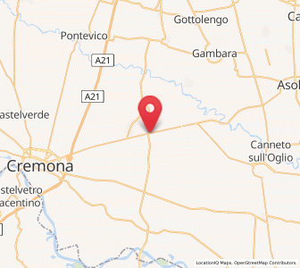 Map of Cicognolo, Lombardy