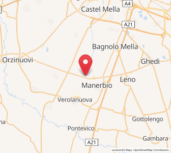 Map of Cignano, Lombardy