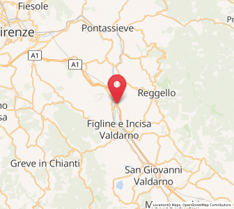 Map of Ciliegi, Tuscany