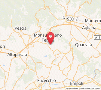Map of Cintolese, Tuscany