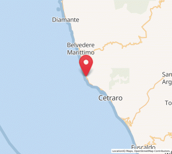 Map of Cittadella del Capo, Calabria