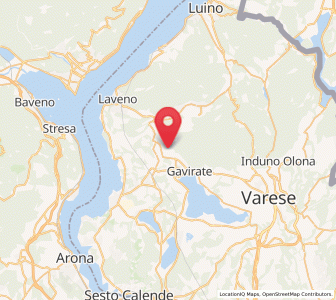 Map of Cocquio-Trevisago, Lombardy