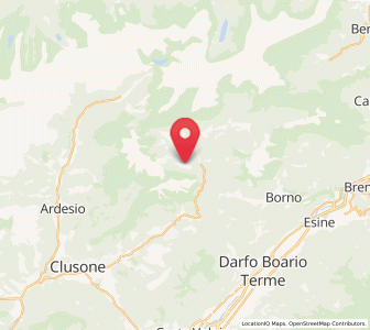 Map of Colere, Lombardy