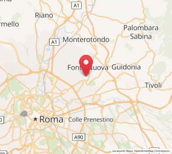 Map of Colle Verde, Lazio