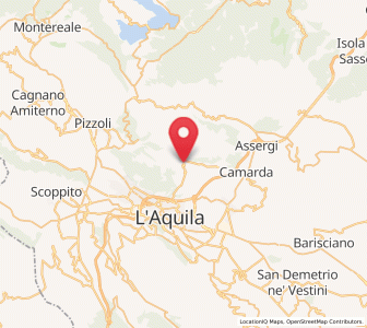 Map of Collebrincioni, Abruzzo