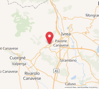 Map of Colleretto Giacosa, Piedmont
